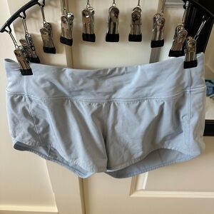 lululemon athletica Light Blue Women's Athletic Shorts